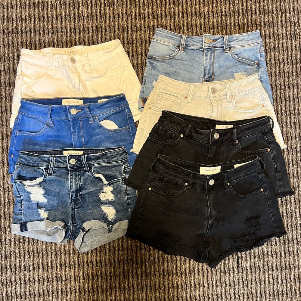 PacSun Jean Shorts Bundle